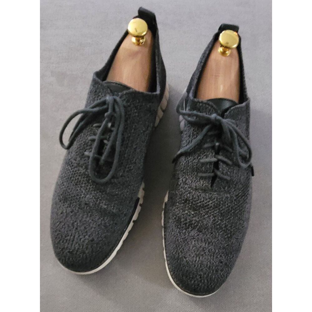 Cole Haan Men's Zero Grand.Os Grey Knit Oxford Grand OS Shoes Size 10 M